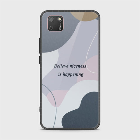 Huawei Y7p Cover - Happy Series - HQ Ultra Shine Premium Infinity Glass Soft Silicon Borders Case