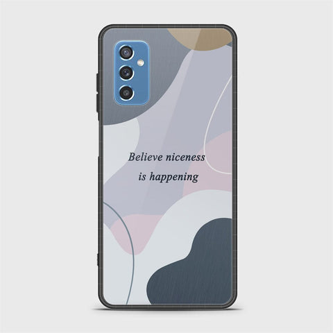 Samsung Galaxy M52 5G Cover - Happy Series - HQ Ultra Shine Premium Infinity Glass Soft Silicon Borders Case