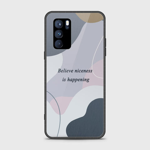 Oppo Reno 6 Pro 5G Cover - Happy Series - HQ Ultra Shine Premium Infinity Glass Soft Silicon Borders Case
