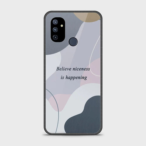 OnePlus Nord N100 Cover - Happy Series - HQ Ultra Shine Premium Infinity Glass Soft Silicon Borders Case