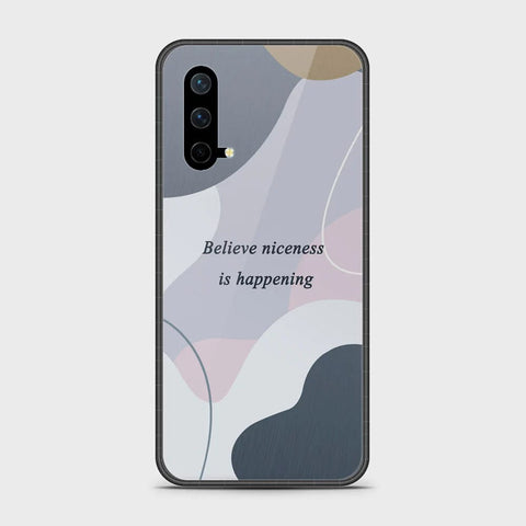 OnePlus Nord CE 5G Cover - Happy Series - HQ Ultra Shine Premium Infinity Glass Soft Silicon Borders Case