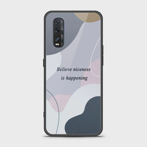Oppo Find X2 Cover - Happy Series - HQ Ultra Shine Premium Infinity Glass Soft Silicon Borders Case
