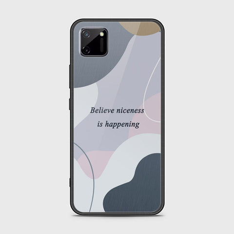 Realme C11 Cover - Happy Series - HQ Ultra Shine Premium Infinity Glass Soft Silicon Borders Case