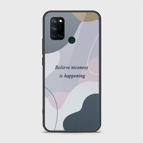 Realme C17 Cover - Happy Series - HQ Ultra Shine Premium Infinity Glass Soft Silicon Borders Case