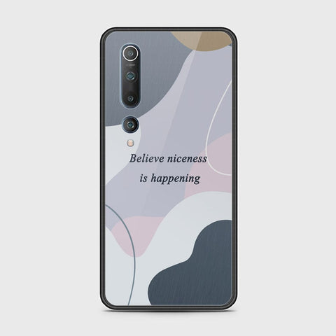 Xiaomi Mi 10 Cover - Happy Series - HQ Ultra Shine Premium Infinity Glass Soft Silicon Borders Case