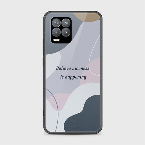 Realme 8 Pro Cover - Happy Series - HQ Ultra Shine Premium Infinity Glass Soft Silicon Borders Case