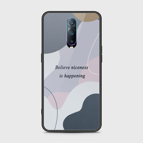 OPPO R17 Pro Cover - Happy Series - HQ Ultra Shine Premium Infinity Glass Soft Silicon Borders Case