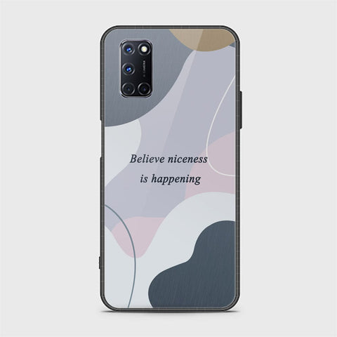Oppo A52 Cover - Happy Series - HQ Ultra Shine Premium Infinity Glass Soft Silicon Borders Case