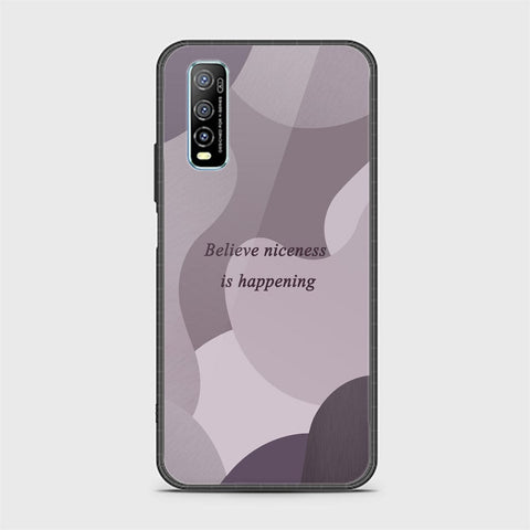 Vivo Y70s Cover - Happy Series - HQ Ultra Shine Premium Infinity Glass Soft Silicon Borders Case