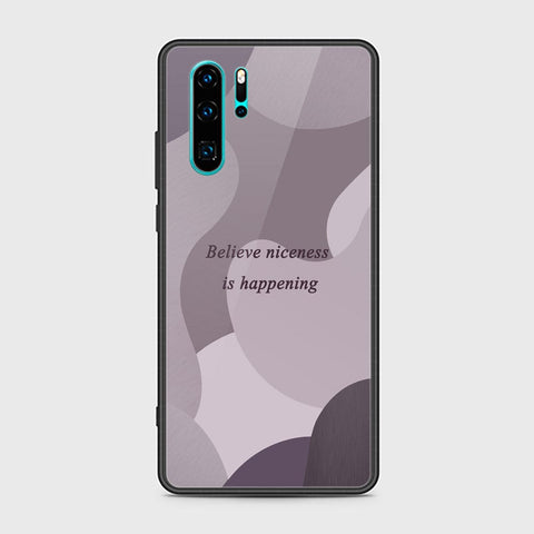 Huawei P30 Pro Cover - Happy Series - HQ Ultra Shine Premium Infinity Glass Soft Silicon Borders Case