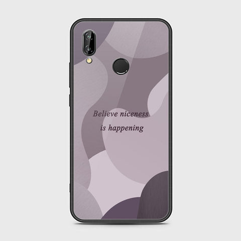 Huawei P20 Lite Cover - Happy Series - HQ Ultra Shine Premium Infinity Glass Soft Silicon Borders Case