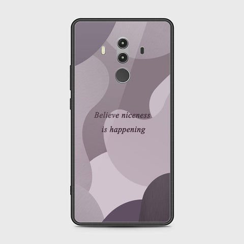 Huawei Mate 10 Pro Cover - Happy Series - HQ Ultra Shine Premium Infinity Glass Soft Silicon Borders Case