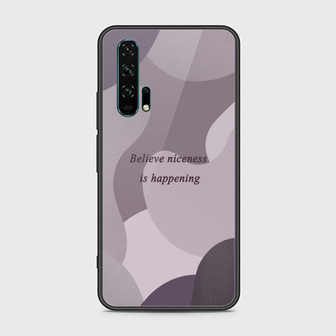 Honor 20 Pro Cover - Happy Series - HQ Ultra Shine Premium Infinity Glass Soft Silicon Borders Case