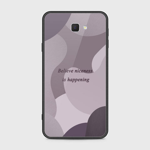 Samsung Galaxy J7 Prime Cover - Happy Series - HQ Ultra Shine Premium Infinity Glass Soft Silicon Borders Case