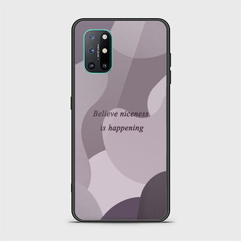 OnePlus 8T Cover - Happy Series - HQ Ultra Shine Premium Infinity Glass Soft Silicon Borders Case