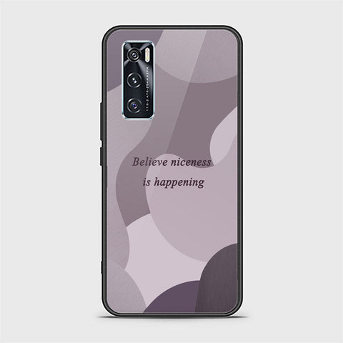 Vivo V20 SE Cover - Happy Series - HQ Ultra Shine Premium Infinity Glass Soft Silicon Borders Case