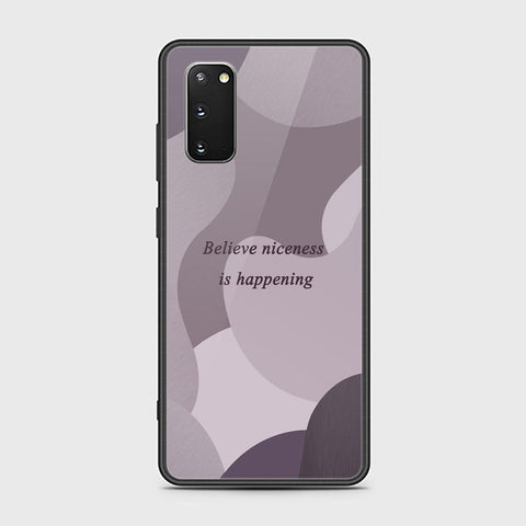 Samsung Galaxy S20 Plus Cover - Happy Series - HQ Ultra Shine Premium Infinity Glass Soft Silicon Borders Case