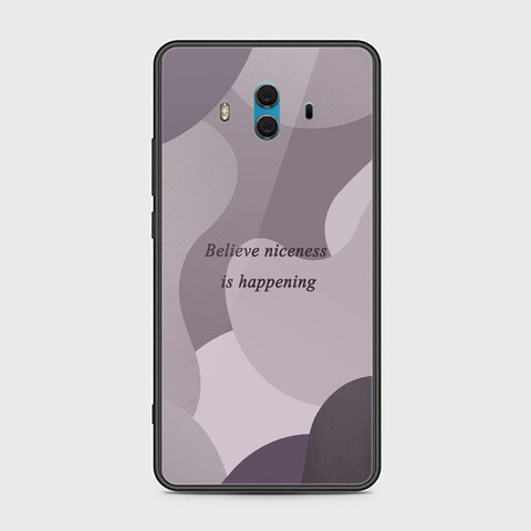 Huawei Mate 10 Cover - Happy Series - HQ Ultra Shine Premium Infinity Glass Soft Silicon Borders Case