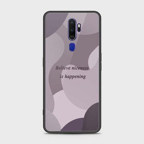 Oppo A9 2020 Cover - Happy Series - HQ Ultra Shine Premium Infinity Glass Soft Silicon Borders Case