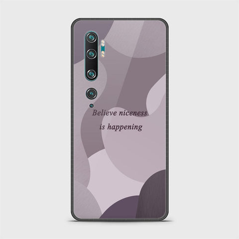 Xiaomi Mi CC9 Pro Cover - Happy Series - HQ Ultra Shine Premium Infinity Glass Soft Silicon Borders Case