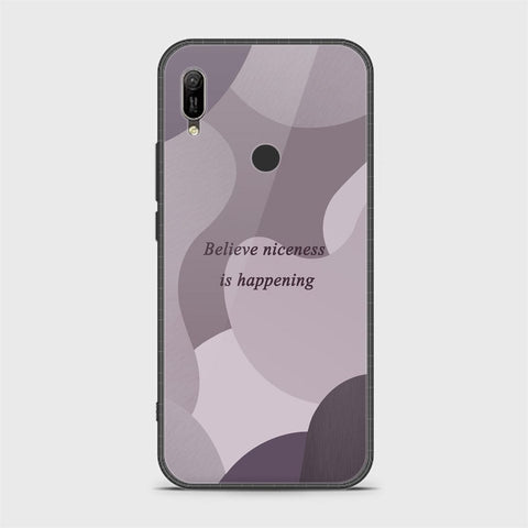 Huawei Y6 2019 / Y6 Prime 2019 Cover - Happy Series - HQ Ultra Shine Premium Infinity Glass Soft Silicon Borders Case