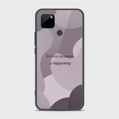Realme C25Y Cover - Happy Series - HQ Ultra Shine Premium Infinity Glass Soft Silicon Borders Case