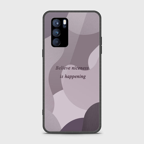 Oppo Reno 6 Pro 5G Cover - Happy Series - HQ Ultra Shine Premium Infinity Glass Soft Silicon Borders Case