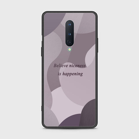 OnePlus 8 4G Cover - Happy Series - HQ Ultra Shine Premium Infinity Glass Soft Silicon Borders Case