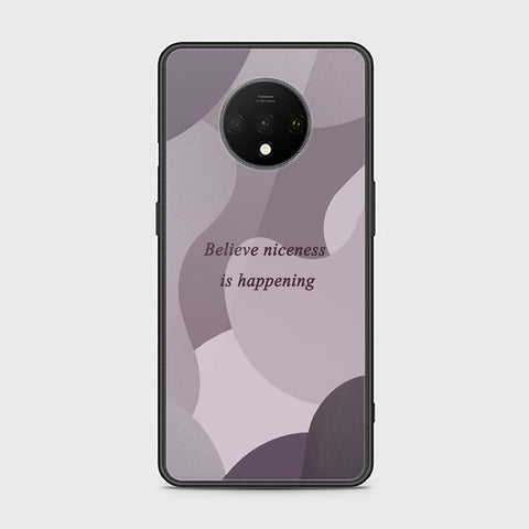 OnePlus 7T Cover - Happy Series - HQ Ultra Shine Premium Infinity Glass Soft Silicon Borders Case