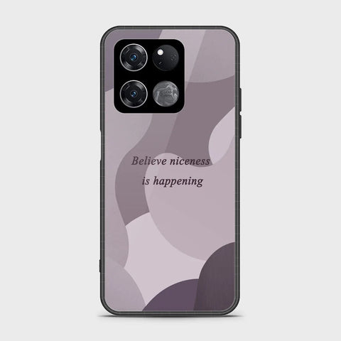 OnePlus Ace Racing Cover - Happy Series - HQ Ultra Shine Premium Infinity Glass Soft Silicon Borders Case