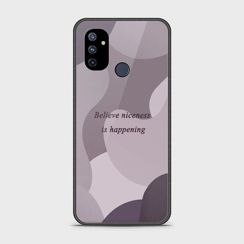 OnePlus Nord N100 Cover - Happy Series - HQ Ultra Shine Premium Infinity Glass Soft Silicon Borders Case