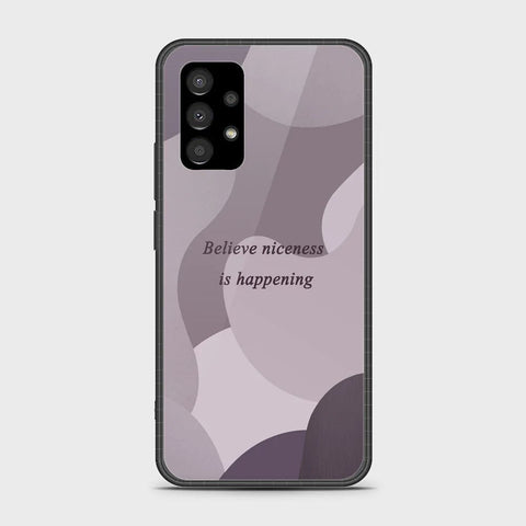 Samsung Galaxy A33 5G Cover - Happy Series - HQ Ultra Shine Premium Infinity Glass Soft Silicon Borders Case