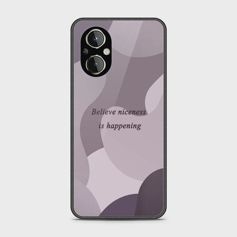 Oppo F21 Pro 5G Cover - Happy Series - HQ Ultra Shine Premium Infinity Glass Soft Silicon Borders Case