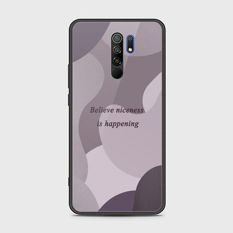 Xiaomi Redmi 9 Cover - Happy Series - HQ Ultra Shine Premium Infinity Glass Soft Silicon Borders Case
