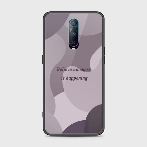 OPPO R17 Pro Cover - Happy Series - HQ Ultra Shine Premium Infinity Glass Soft Silicon Borders Case