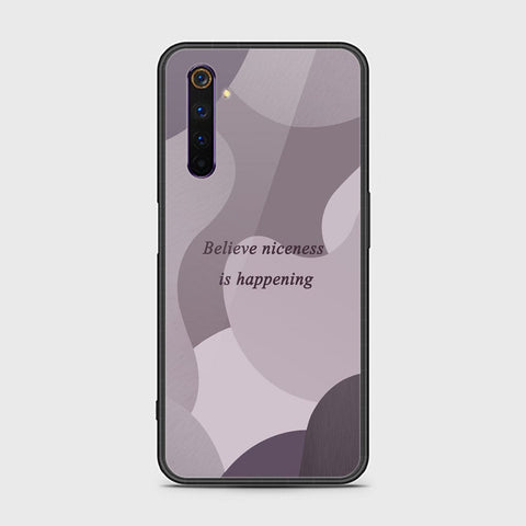 Realme 6 Pro Cover - Happy Series - HQ Ultra Shine Premium Infinity Glass Soft Silicon Borders Case
