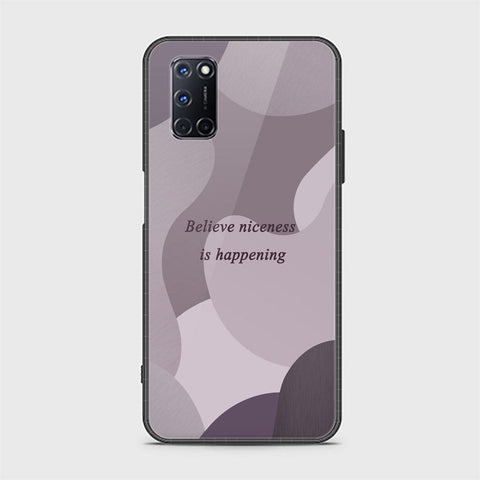 Oppo A72 Cover - Happy Series - HQ Ultra Shine Premium Infinity Glass Soft Silicon Borders Case