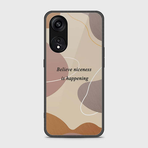 Oppo Reno 8T 5G  Cover- Happy Series - HQ Ultra Shine Premium Infinity Glass Soft Silicon Borders Case