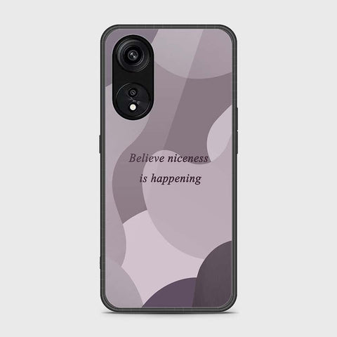 Oppo Reno 8T 5G  Cover- Happy Series - HQ Ultra Shine Premium Infinity Glass Soft Silicon Borders Case