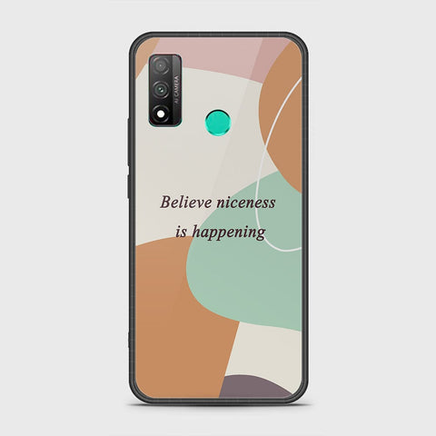 Huawei P smart 2020 Cover - Happy Series - HQ Ultra Shine Premium Infinity Glass Soft Silicon Borders Case