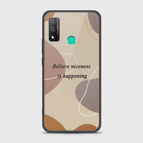 Huawei P smart 2020 Cover - Happy Series - HQ Ultra Shine Premium Infinity Glass Soft Silicon Borders Case