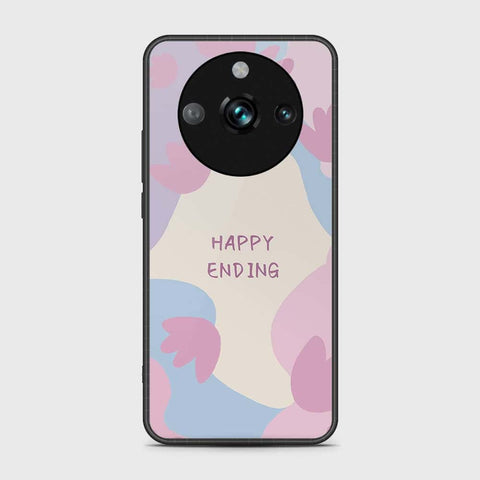 Realme 11 Pro Cover- Happy Series - HQ Ultra Shine Premium Infinity Glass Soft Silicon Borders Case