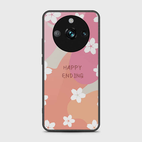 Realme 11 Pro Cover- Happy Series - HQ Ultra Shine Premium Infinity Glass Soft Silicon Borders Case