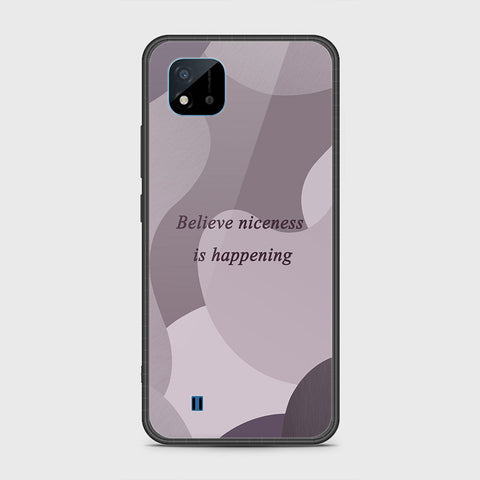 Realme Narzo 50i Cover- Happy Series - HQ Ultra Shine Premium Infinity Glass Soft Silicon Borders Case