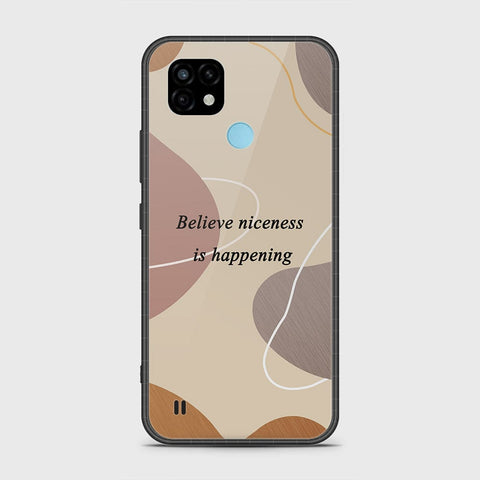 Realme C21 Cover- Happy Series - HQ Premium Shine Durable Shatterproof Case