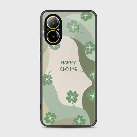 Realme C67 4G Cover- Happy Series - HQ Ultra Shine Premium Infinity Glass Soft Silicon Borders Case
