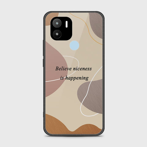 Xiaomi Redmi A2 Plus Cover - Happy Series - HQ Ultra Shine Premium Infinity Glass Soft Silicon Borders Case