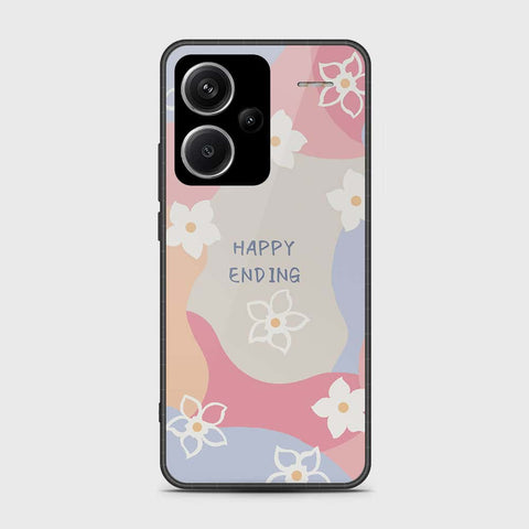 Xiaomi Redmi Note 13 Pro Plus 5G Cover- Happy Series - HQ Ultra Shine Premium Infinity Glass Soft Silicon Borders Case