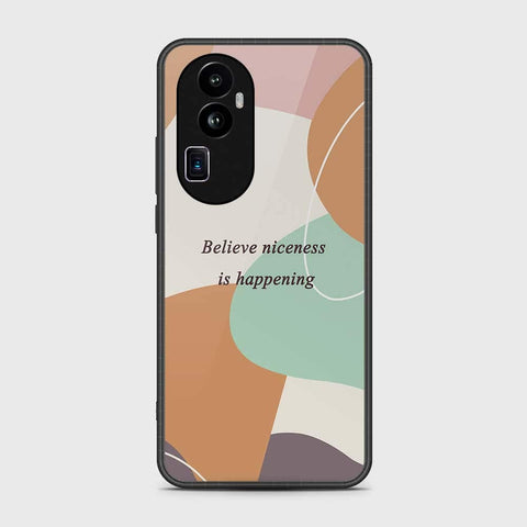 Oppo Reno 10 Pro Plus Cover- Happy Series - HQ Ultra Shine Premium Infinity Glass Soft Silicon Borders Case