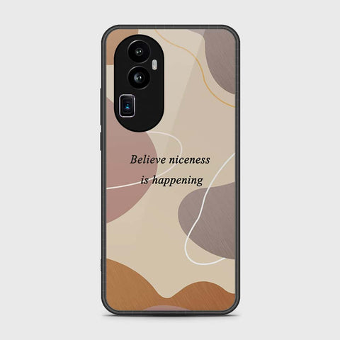 Oppo Reno 10 Pro Plus Cover- Happy Series - HQ Ultra Shine Premium Infinity Glass Soft Silicon Borders Case